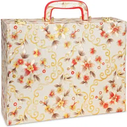 cgc Trendy storage Bangle Box With 3 Rods And C- Lock system To Carry Bangle Box Storage Box, bangle box Vanity Box image 3