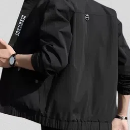 lebowski Men Solid Casual Jacket image 2