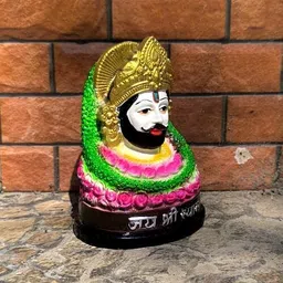 feminabeauty Religious Khatushyam Ji Decorative Showpiece - 8 cm image 4