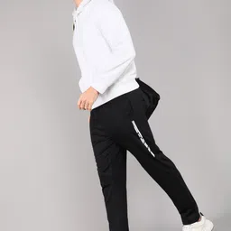 hrx by hrithik roshan Men Solid Black Track Pants image 2