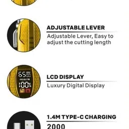 SPARKPLUG RL82 Salon Professional Hair Clipper Trimmer for men Fully Waterproof Trimmer 120 min Runtime 4 Length Settings image 4