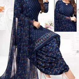 verco Unstitched Crepe Kurta & Patiyala Material Paisley-picture-22