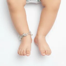 jottajoy BOLD PLAIN TOERING HAND CRAFTED GERMANSILVERS Brass Toe Anklet image 4