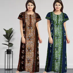 aakarshana Pack of 2 Women Nighty Set-picture-10