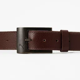 puma Men & Women Casual Brown Artificial Leather Belt image 3