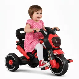 toyprofessor Kids Ride-on Trike for Kids with Musical Horn and Lights 1-5 Years Tricycle-picture-21