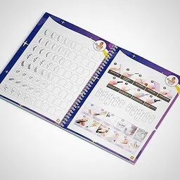 uniq designer NAIL ART Practice Book: Sketch Pad image 5