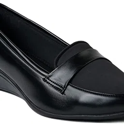 roadster Formal Office Platform Heel Wedges Slip On Casuals For Women image 2