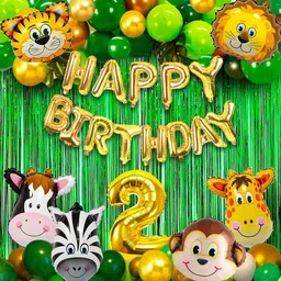 groovy dudz Solid 2nd Birthday Decoration Items for Boys Balloon-picture-22