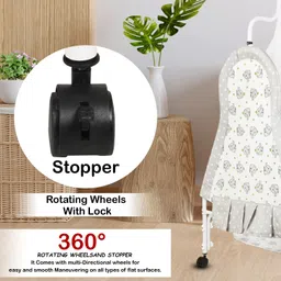 dugri Cradle for kids cradle for baby boy and girl Cradle With Swing & Mosquito Net image 4