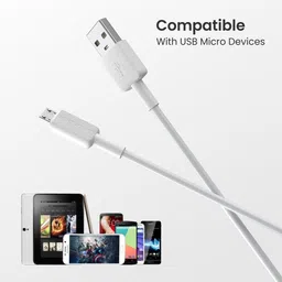 Portronics Micro USB Cable 1 m Konnect Link Fast Charging Cable with 480mbps Data Transfer image 4