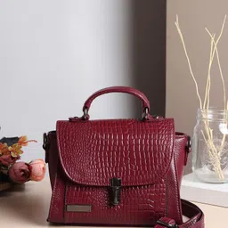 scrumbler Women Maroon Satchel-picture-22