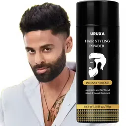 uruxa Matte Finish for 24 Hours VOLUMIZERV Strong Hold Hair Volumizer Powder-Wax Hair Styler-picture-27