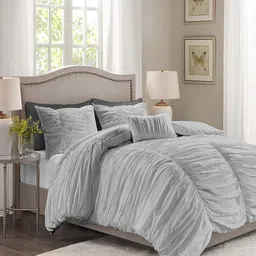 THE WHITE MOSS Silver-Toned Microfiber AC Room 600 GSM Double Bed Comforter-picture-19