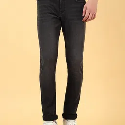 Wrangler Men Vegas Skinny Fit Low-Rise Low Distress Stretchable Jeans image 2