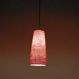 Devansh Pink & Black Textured Ceiling Lamp image 4