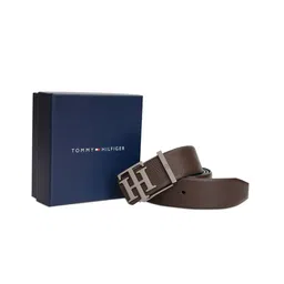 Tommy Hilfiger Men Textured Leather Reversible Belt image 1