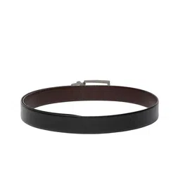 LOUIS STITCH Men Textured Leather Reversible Belt image 2