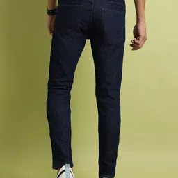 Campus Sutra Men Classic Slim Fit Mid Rise Contrast Back Clean Look Jeans image 5