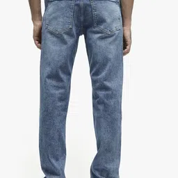 RARE RABBIT Men Comfort Highly Distressed Light Fade Stretchable Jeans image 2