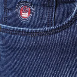 HJ HASASI Men Mid-Rise Clean Look Light Fade Pure Cotton Relaxed Fit Stretchable Jeans image 2