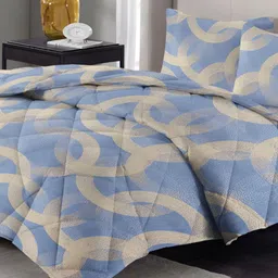bsb home Silver-Toned & Gold-Toned Self Design Other 4 Piece Double Queen Superfine Bedding Set-picture-41