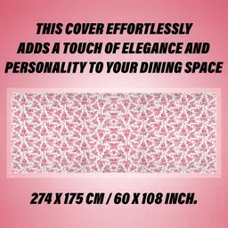Kuber Industries Pink 8 Pieces Plastic Table Cover image 4