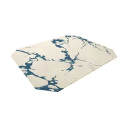 Rugberry White Abstract Hand-Tufted Woollen Carpet image 3