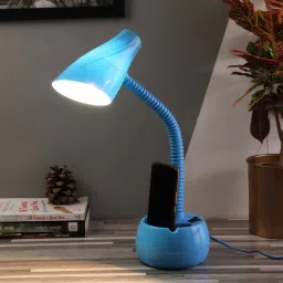 Mid Pink Study Lamp With ABS Plastic Base By Beverly Studio image 1