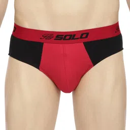 SOLO Men Colourblocked Anti Bacterial Ultra Soft Pure Cotton Basic Briefs-picture-17