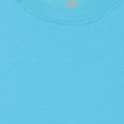 NUSYL Girls Pack of 3 Pink & Blue Printed T-shirt image 4