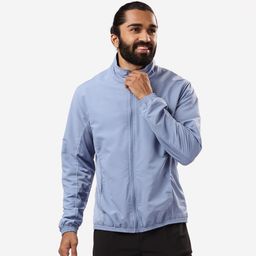 domyos Men's Cardio Fitness Tracksuit Jacket FJA 100 - Greyish Blue-picture-7