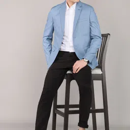 killer Men Solid Single Breasted Casual Blazer image 2