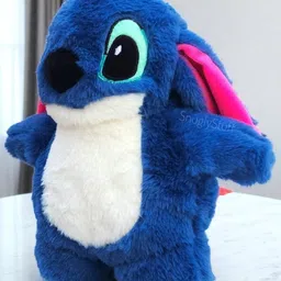 snuglystuff Stitch Teddy Bear Hot Water Bag for Soothing Relaxation and Period Cramp Relief - 30 cm image 2