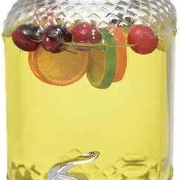 smilery Water Pitcher for Detox Water - Mason Jar 4000 ml Liquid Dispenser Bottom Loading Water Dispenser image 2