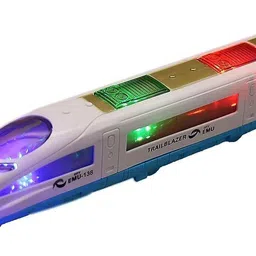 arjittoys Speed Emu Train 360 Degree Rotating With Light And Music For Kids image 2