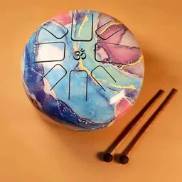 seetara Large Blue Ocean Serenity Drum (10 inches) Meditation, and Sound Therapy image 4