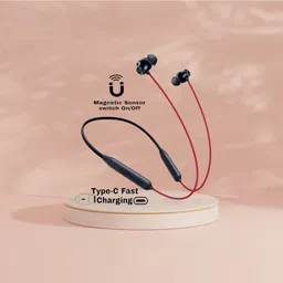 tws Bulllets- MAGNETIC POWER OFF/ON 52Hr Playtime Headphone Bluetooth Neckband_AH Bluetooth & Wired Headset image 1