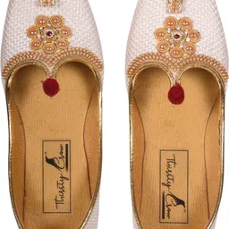 North India's Traditional Ethnic Sherwani Juti Wedding Wear & Party Wear Mojaris For Men-image-58