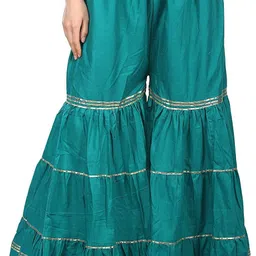 houseofcommon Pack of 2 Women Relaxed Multicolor Cotton Blend Trousers image 5