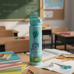 pappu plastic Unicorn water bottle 800 ml Water Bottle image 3