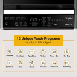 whirlpool 6.5 kg Magic Clean 5 Star Fully Automatic Top Load Grey image 4