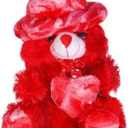 saubhagye Perfect Soft Toy Gift for Valentine/girl/boy Rose Heart Red teddybear - 17 cm - 17 cm (Red) - 17 cm-picture-16