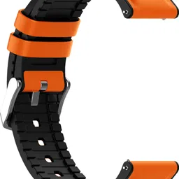 ACM Watch Strap Leather Silicone 22mm for |Noise Colorfit Nav Smartwatch Belt Band 1162410 mm Synthetic Leather Watch Strap image 2