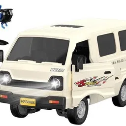 bestie toys Omini Model Remote Control Car Truck, RC Transport Car with Spray and Light, 2.-picture-18