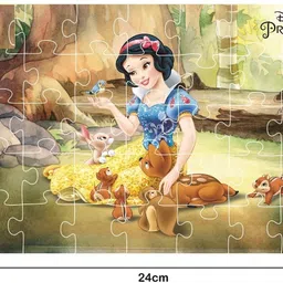 pezyox 4 in 1 Disney Princess Snow White Jigsaw Puzzle 140 Pieces for Kids image 5