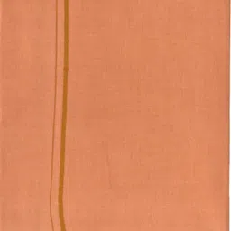 TUNI MANI 2.0meter / Single, Tiny Border Cotton Dhoti Solid Men Dhoti-image-1