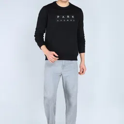 park avenue Men Full Sleeve Printed Sweatshirt image 2