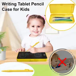 crazyabbs Writing Tablet Pencil Case for Kids Writing Tablet Pencil Case Art Plastic Pencil Boxes image 4