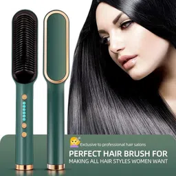 Nesha Straightener Comb for Women & Men, Hair Styler, Straightener machine Brush Hair Straightener-image-42